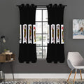 Four Queens Playing Cards Print Grommet Curtain Panels
