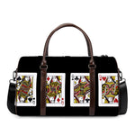 Four Queens Playing Cards Print Duffle Bag