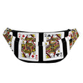 Four Queens Playing Cards Print Fanny Pack