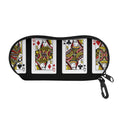 Four Queens Playing Cards Print Glasses Case