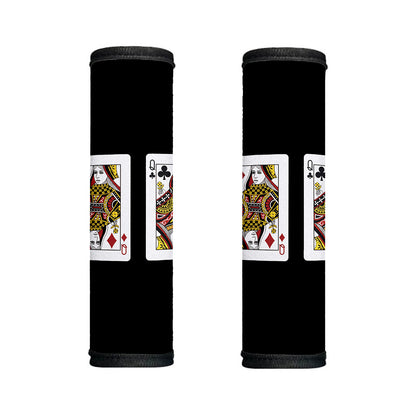 Four Queens Playing Cards Print Handle Covers