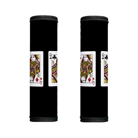 Four Queens Playing Cards Print Handle Covers