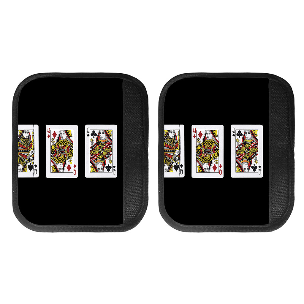 Four Queens Playing Cards Print Handle Covers