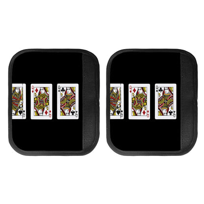 Four Queens Playing Cards Print Handle Covers