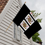 Four Queens Playing Cards Print House Flag
