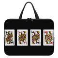 Four Queens Playing Cards Print Laptop Sleeve With Handle