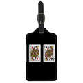 Four Queens Playing Cards Print Luggage Tag