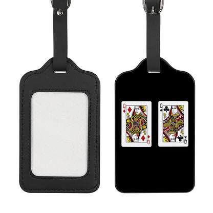Four Queens Playing Cards Print Luggage Tag