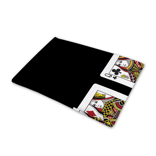 Four Queens Playing Cards Print Pet Cooling Mat Cover