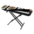 Four Queens Playing Cards Print Piano Keyboard Cover
