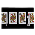 Four Queens Playing Cards Print Placemat