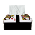 Four Queens Playing Cards Print Rectangle Tissue Box Cover