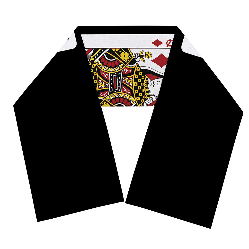 Four Queens Playing Cards Print Scarf