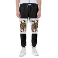 Four Queens Playing Cards Print Joggers