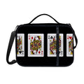 Four Queens Playing Cards Print Shoulder Strap Bible Bag