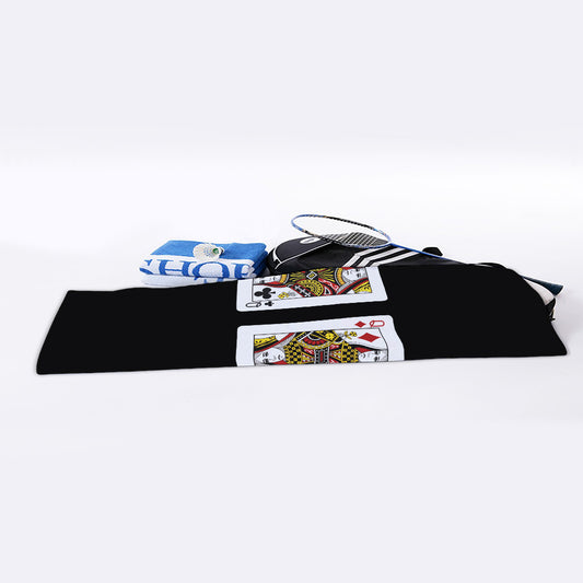 Four Queens Playing Cards Print Sports Towel