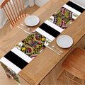 Four Queens Playing Cards Print Table Runner
