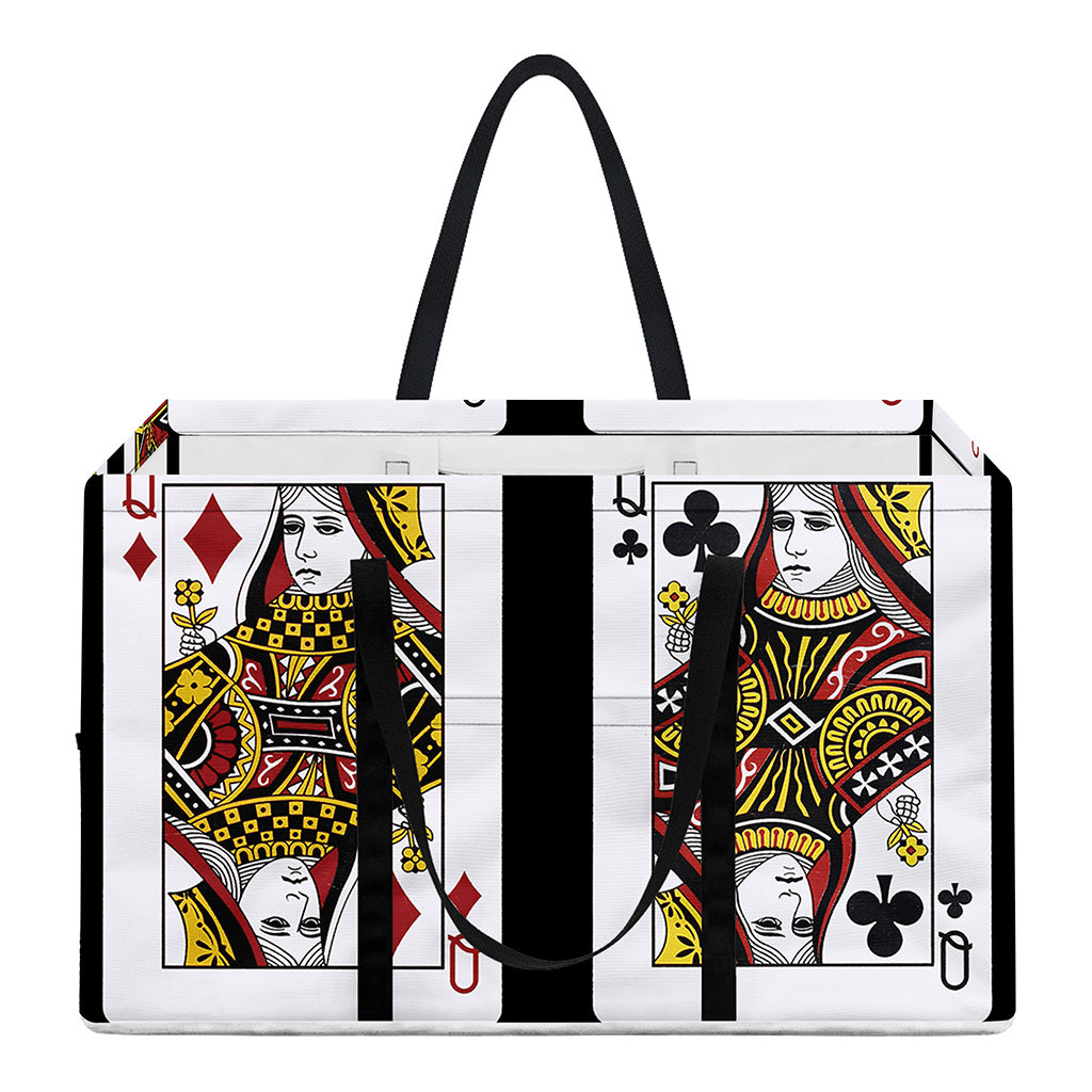 Four Queens Playing Cards Print Utility Tote Bag