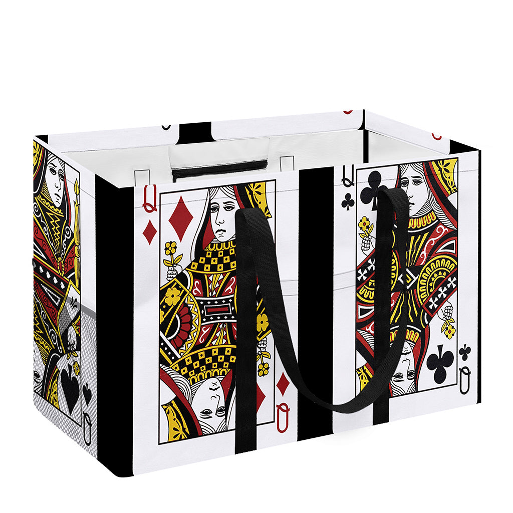 Four Queens Playing Cards Print Utility Tote Bag