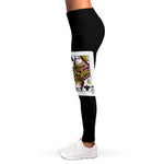 Four Queens Playing Cards Print Women's Leggings