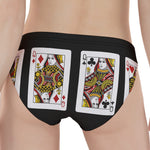 Four Queens Playing Cards Print Women's Panties