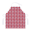 Fourth of July American Plaid Print Adjustable Apron
