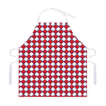 Fourth of July American Plaid Print Adjustable Apron