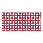 Fourth of July American Plaid Print Beach Towel