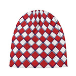 Fourth of July American Plaid Print Beanie