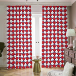 Fourth of July American Plaid Print Blackout Pencil Pleat Curtains