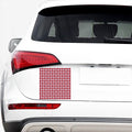 Fourth of July American Plaid Print Car Sticker