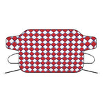 Fourth of July American Plaid Print Car Windshield Snow Cover