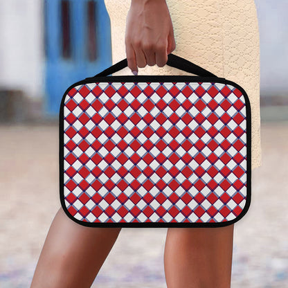 Fourth of July American Plaid Print Classic Bible Case