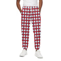 Fourth of July American Plaid Print Cotton Sweatpants