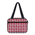 Fourth of July American Plaid Print Double Strap Bible Bag
