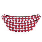 Fourth of July American Plaid Print Fanny Pack