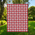 Fourth of July American Plaid Print Garden Flag
