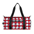 Fourth of July American Plaid Print Gym Bag