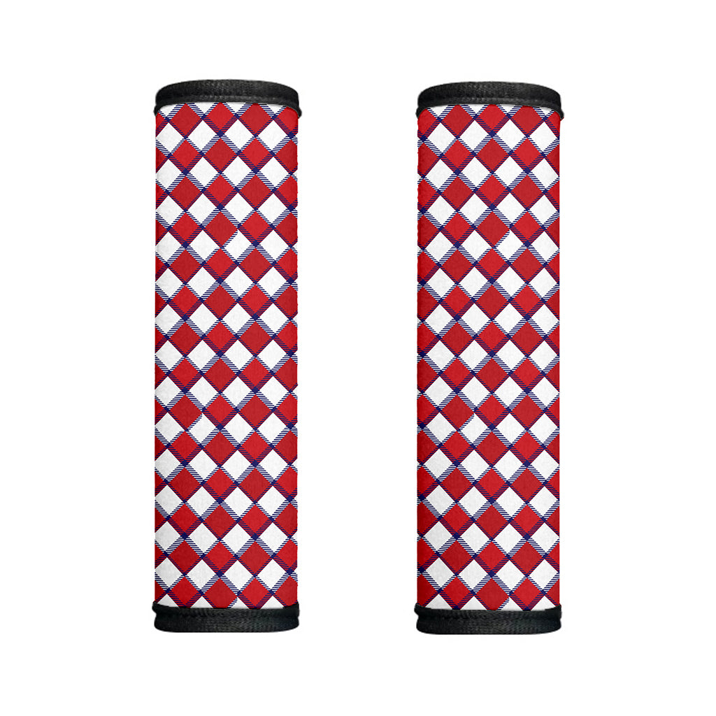 Fourth of July American Plaid Print Handle Covers