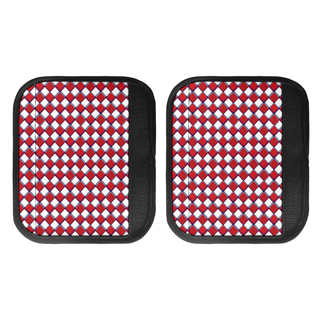 Fourth of July American Plaid Print Handle Covers