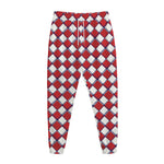 Fourth of July American Plaid Print Jogger Pants