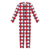 Fourth of July American Plaid Print Jumpsuit