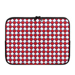 Fourth of July American Plaid Print Laptop Sleeve