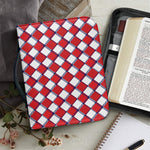 Fourth of July American Plaid Print Leather Bible Cover