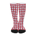 Fourth of July American Plaid Print Long Socks