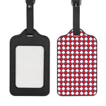 Fourth of July American Plaid Print Luggage Tag