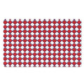 Fourth of July American Plaid Print Polyester Doormat
