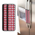 Fourth of July American Plaid Print Refrigerator Handle Covers