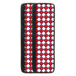 Fourth of July American Plaid Print Refrigerator Handle Covers