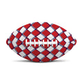 Fourth of July American Plaid Print Rugby Ball